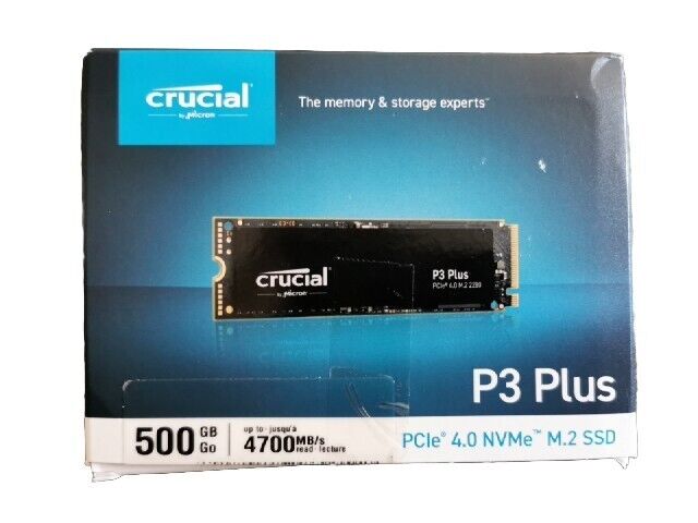 (Bild für) Crucial P3 Plus 500GB NVMe Interne SSD (CT500P3PSSD8)